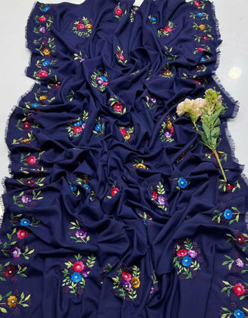 Handmade Swiss Lawn Shawl